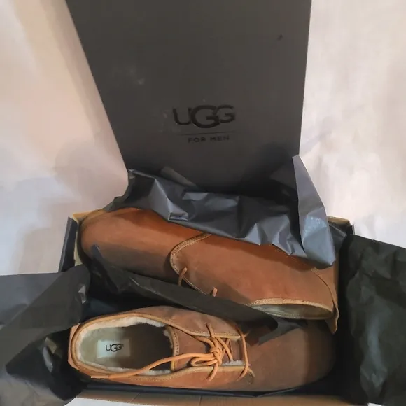 UGG Men's Maksim Chukka Boots in Tamarind Color Sz 17, 18