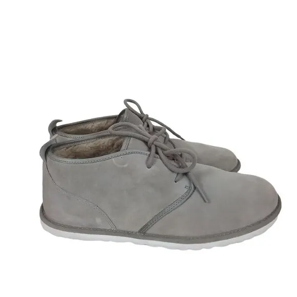 UGG Men's  Maksim Gray Suede Shearling Line Chukka Boots Size 10