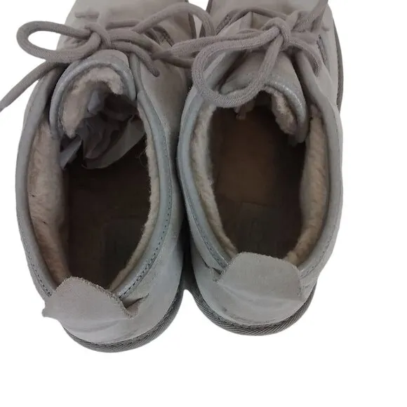 UGG Men's  Maksim Gray Suede Shearling Line Chukka Boots Size 10