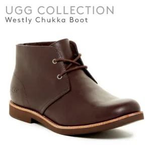 UGG Men's Westly Leather Chukka Lace Up Boots 8.5.