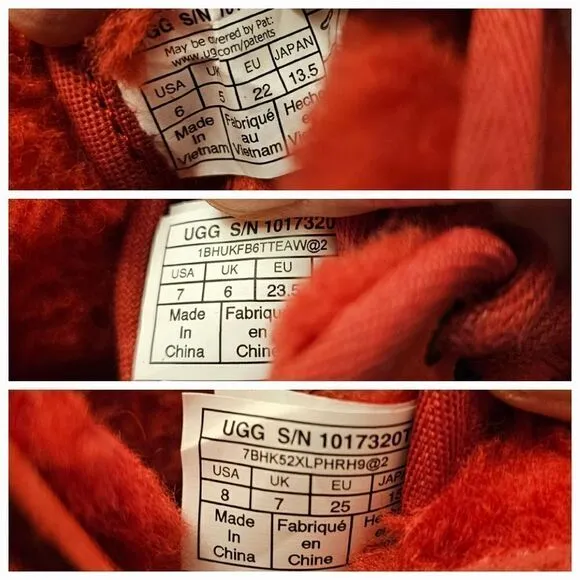 UGG Neumel II Toddler Boy or Girl Shearling Chukka Boots in Red NEW