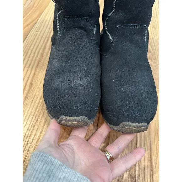 UGG Patchwork Geometric Stitching Shearling Boots