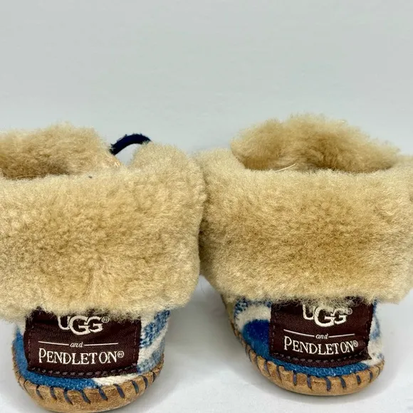 Ugg Pendleton Shearling Wool Infant Baby Boots Size 4/5