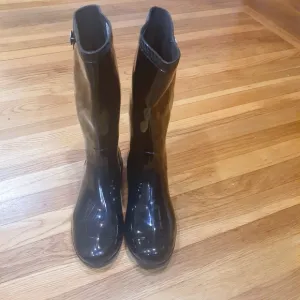 UGG Shayne Rain Boots Black Size 10 UGG