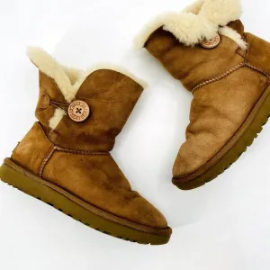 UGG side Button Shearling Boots