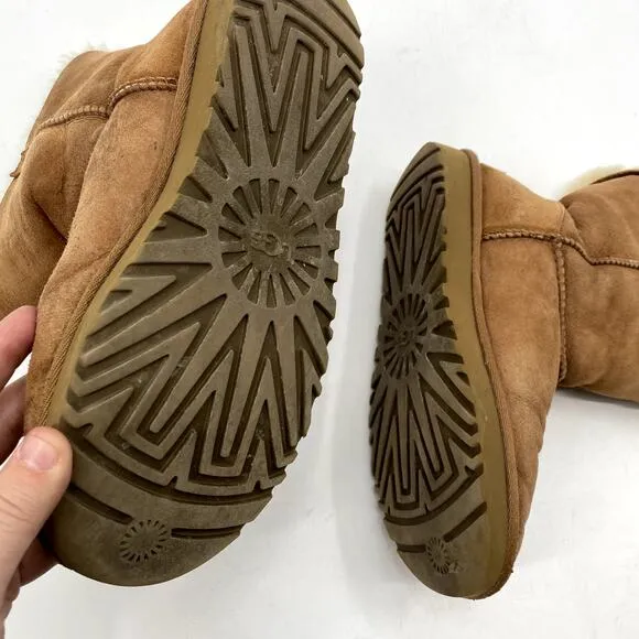 UGG side Button Shearling Boots