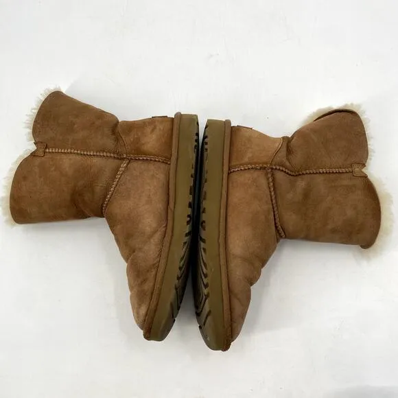 UGG side Button Shearling Boots