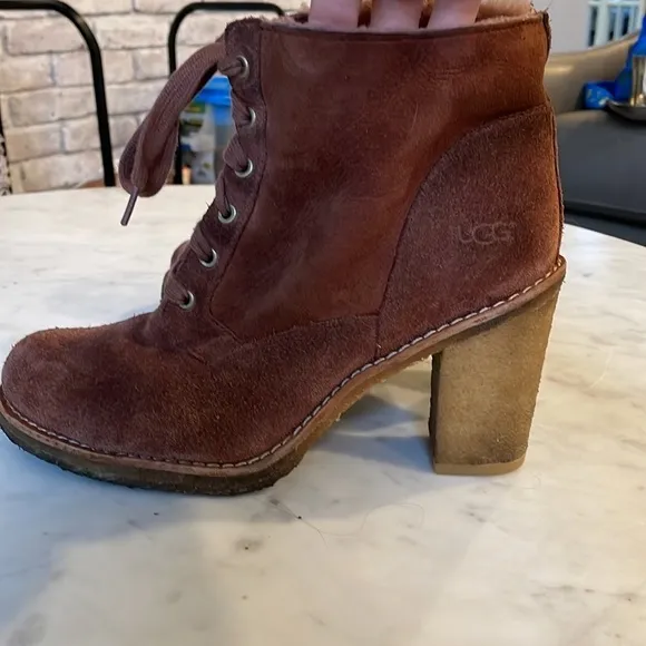 Ugg Sophia Rust Suede Boots