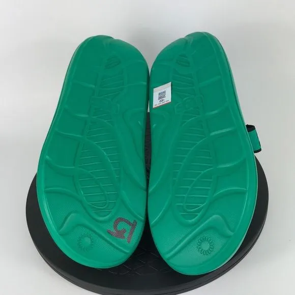 UGG Sport Yeah Green Water Resistant Slingback Slide Sandals Men’s Size 9