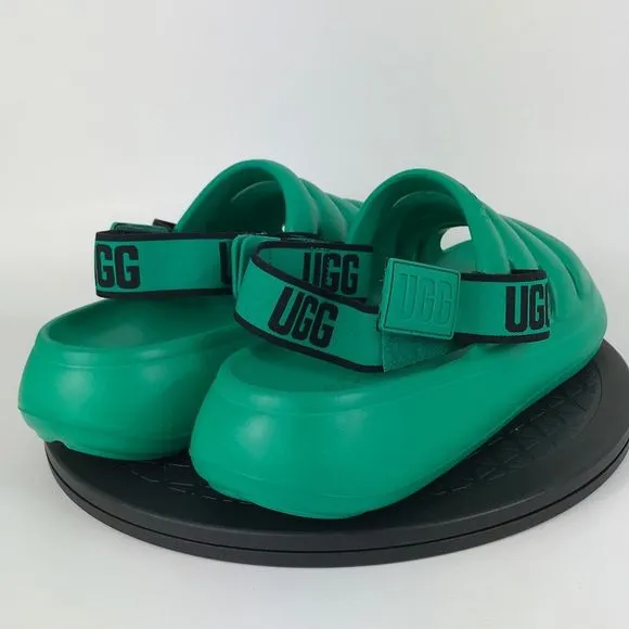 UGG Sport Yeah Green Water Resistant Slingback Slide Sandals Men’s Size 9