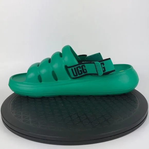 UGG Sport Yeah Green Water Resistant Slingback Slide Sandals Men’s Size 9