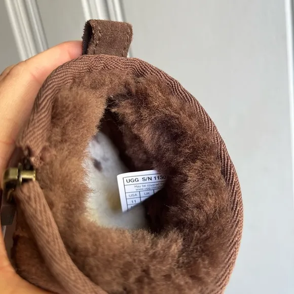 UGG Ultra Mini Chocolate Brown Shearling Boots