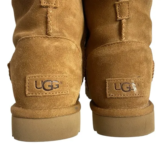 UGG Valentina Swarovski Crystal Bling Chestnut Toscana Cuff Boots SIZE 8 :  $190
