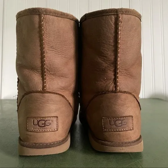 UGG Waterproof Classic Short Shearling Boots #1019646K