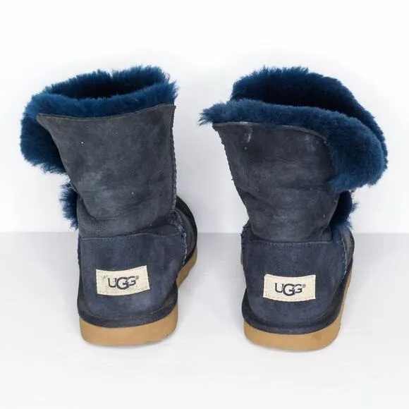 UGG Women's Shearling Boots Slippers Blue 4 | AC