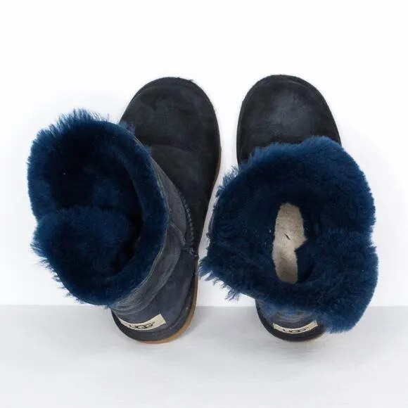 UGG Women's Shearling Boots Slippers Blue 4 | AC