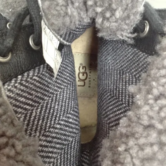 UGG Zea WP Genuine Shearling Lined Wedge Boot