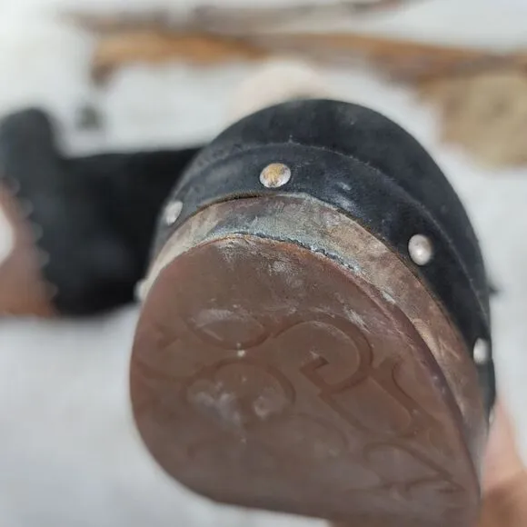 Ugg shearling clog boots