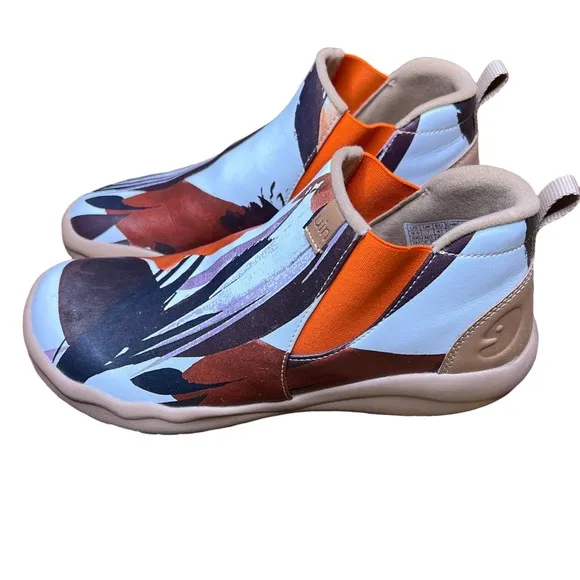 UIN Women's Chelsea Boots Rain forest w/ Thicker Outsoles Walking Travel Shoes
