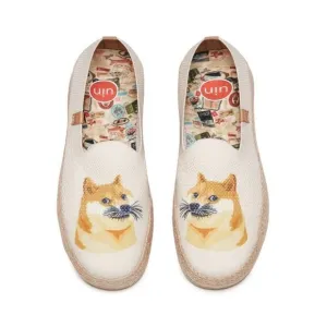 UIN Women's Espadrilles Lightweight Casual Shoes Marbella II (Hi Shiba Inu)