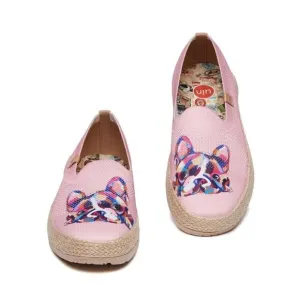 UIN Women's Espadrilles Knitted Lightweight Casual Shoes Marbella II (Lazy Dog)