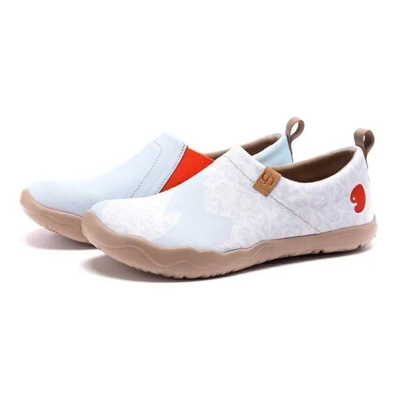 UIN Women's Slip Ons Lightweight Sneakers Walking Shoes (Thai Smile 2)