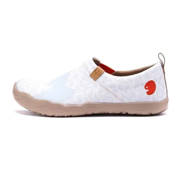 UIN Women's Slip Ons Lightweight Sneakers Walking Shoes (Thai Smile 2)