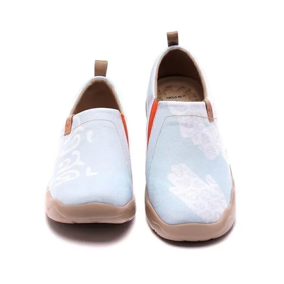 UIN Women's Slip Ons Lightweight Sneakers Walking Shoes (Thai Smile 2)