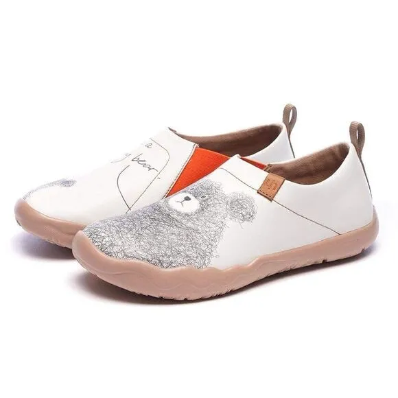 UIN Women's Travel Walking Shoes Slip On Casual Loafers (BE WITH YOU II )