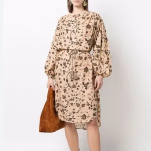 Ulla Johnson NWT Agadir Belted Coverup Midi Dress Size Medium