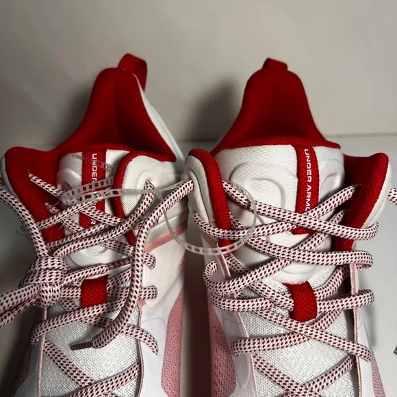 Under Armour Command MC Red and White Athletic Sneakers NWOT