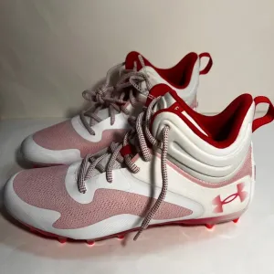 Under Armour Command MC Red and White Athletic Sneakers NWOT