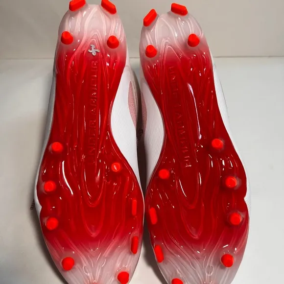 Under Armour Command MC Red and White Athletic Sneakers NWOT