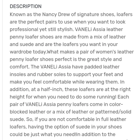 Vaneli Brown Suede, Penny Loafer Moccasin, &quot;Assia&quot; Brown, Size 8.5, New