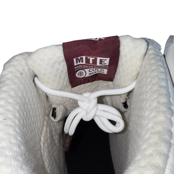 VANS Benny Urban MTE Standard Mid Snow Boots Mens 11 Marshmallow Burgundy ($150)
