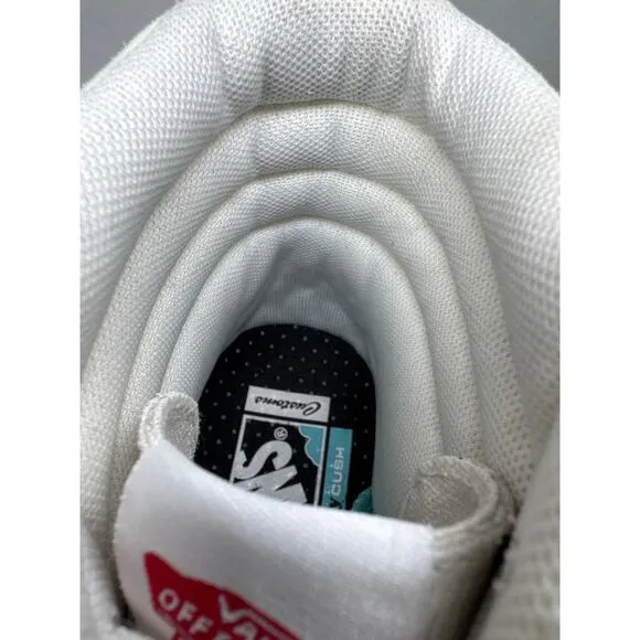 Vans comfycush customs sk8-Hi beige size men 10.5 women 12