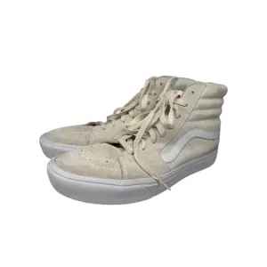 Vans comfycush customs sk8-Hi beige size men 10.5 women 12