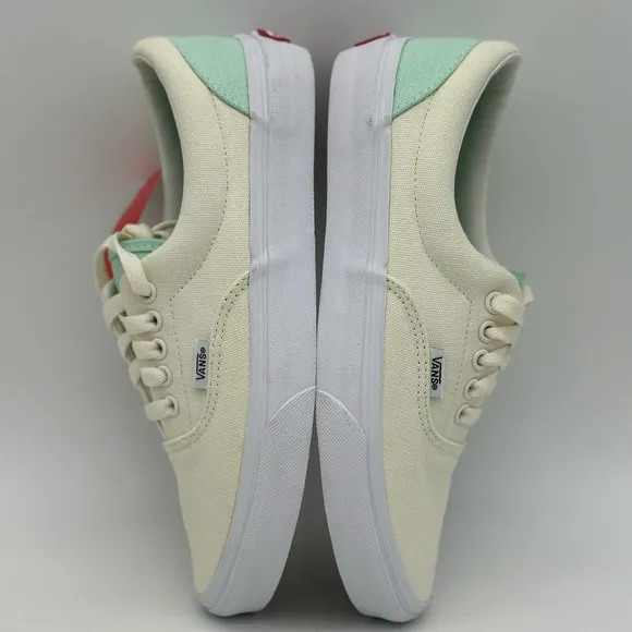 Vans Cream and Mint Sneakers
