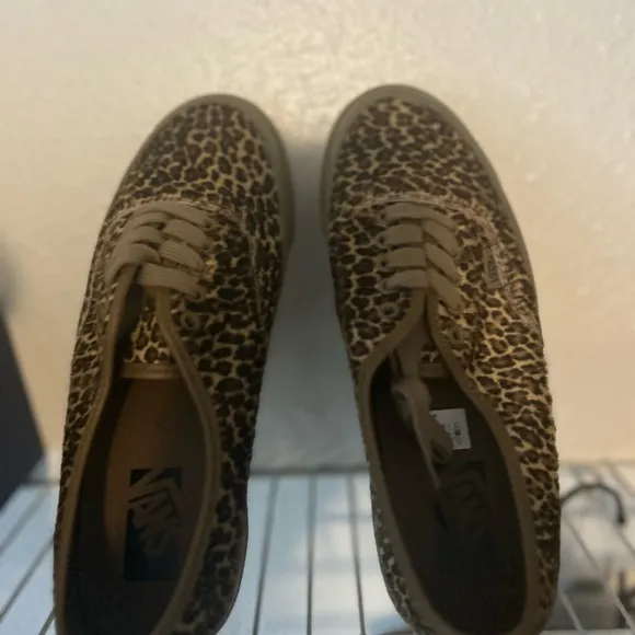 Vans Leopard Print Sneakers