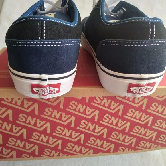 VANS Men's 11.5 Atwood Retro Suede Dress Blue VN000TUYLKZ - NEW