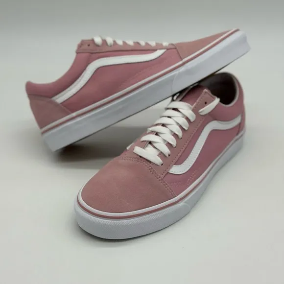 Vans Pink and White Sneakers
