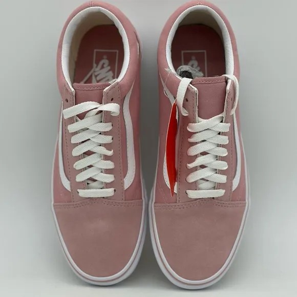 Vans Pink and White Sneakers