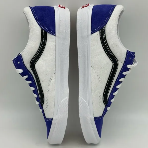 Vans Retro Sport Blue and White Sneakers