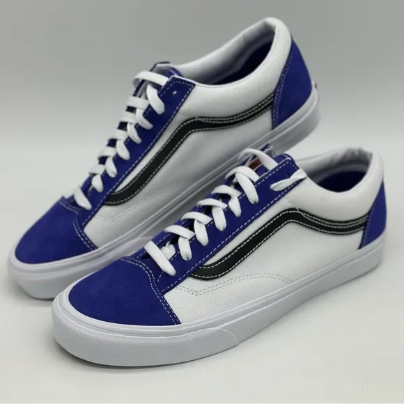 Vans Retro Sport Blue and White Sneakers