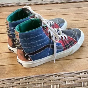 Vans Sk8-Hi Tartan Daze Women's Multicolor Casual Sneakers 9