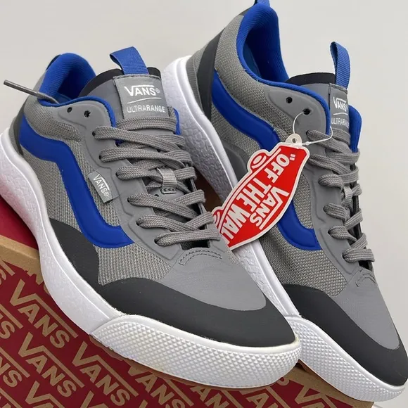 Vans WMNS Gray and Blue Sneakers Ultrarange ExoGray/True WhiteVN0A4U1KBGJ