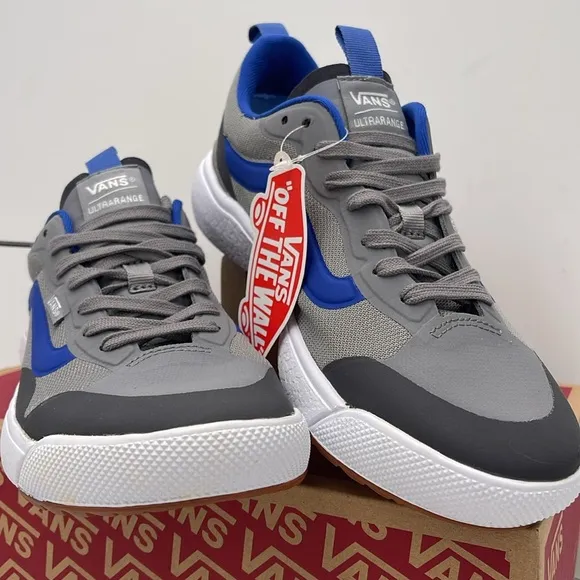 Vans WMNS Gray and Blue Sneakers Ultrarange ExoGray/True WhiteVN0A4U1KBGJ