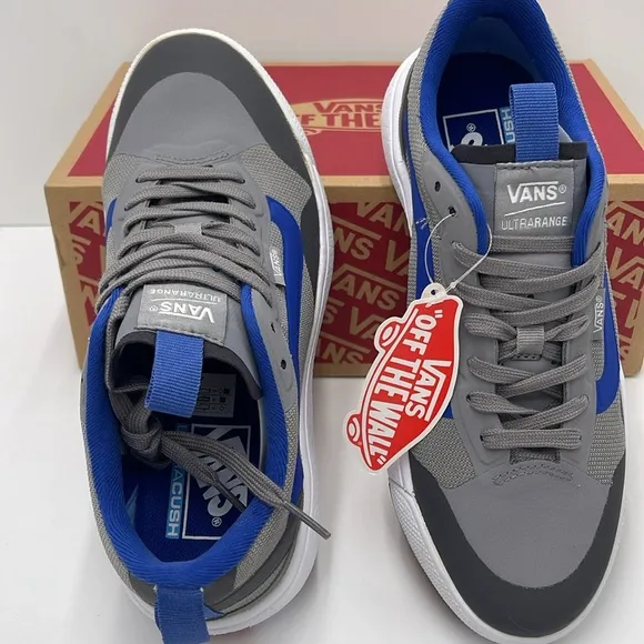 Vans WMNS Gray and Blue Sneakers Ultrarange ExoGray/True WhiteVN0A4U1KBGJ