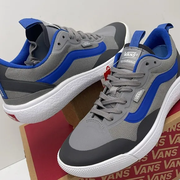Vans WMNS Gray and Blue Sneakers Ultrarange ExoGray/True WhiteVN0A4U1KBGJ