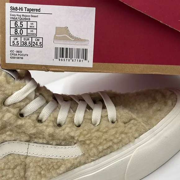 Vans WMNS Sk8-Hi Tapered Sneakers Sk8-Hi TaperedCozy Hug Mojave DesertSherpa